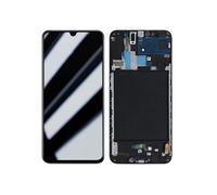 Bloc Complet pour Samsung Galaxy A70 Ecran LCD + Vitre Tactile et Châssis Compatible Noir