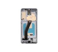 Bloc Complet pour Samsung S20 Écran LCD + Vitre Tactile et Châssis Gris