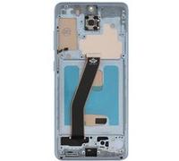 Bloc Complet pour Samsung S20 Écran LCD + Vitre Tactile et Châssis Clappio Bleu pâle Bleu pâle G