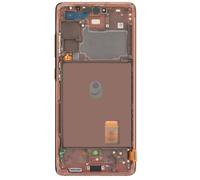 Bloc Complet Samsung Galaxy S20 FE 5G Écran LCD Vitre Tactile Original Orange