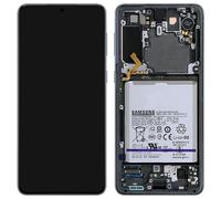 Bloc Complet Samsung Galaxy S21 Écran LCD Vitre Tactile Original Samsung gris