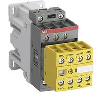 Bloc contacteur, modèle AFS09Z-30-22-30, 3 contacts principaux NO, 2 contacts auxiliaires NO et 2 NC, 24 V DC, couleur gris, 13,05 x 4,5 x 8,6 cm (référence : 1SBL136082R3022)