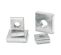 Bloc Coulissant À Écrous Carrés Fins En Acier Au Carbone Zingué M2-M8, for Accessoire De Profil En Aluminium DIN562, 5 À 50 Pièces(M5x11x11x3 (20pcs))