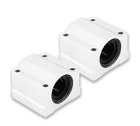 Bloc coulissant à roulement à billes linéaire, 2 pièces SC20UU 20 mm CNC bague coulissante à roulement linéaire, longueur 54 mm, largeur 50 mm, hauteur 40 mm, diamètre intérieur 20 mm