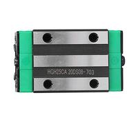 Bloc coulissant linéaire HGH25CA, glissière de guidage sur rail en acier à roulements pour machines CNC, glissière de mouvement linéaire haute précision avec fixation verrouillable