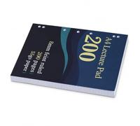 Bloc Cours Feuilles Mobiles, Bleu, 200 pages