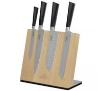 Bloc à couteaux aimanté en bois de Hêtre