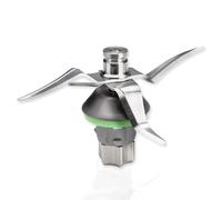 Bloc couteaux compatible avec les robots de cuisine TM5, unité en acier inoxydable avec roulement renforcé, entraîneur métallique et joint, pièce de rechange pour hacher, mixer et mélanger