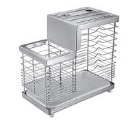 Bloc Couteaux Cuisine Vide, Creux Ventilation Porte-Couteau Support En Acier Inoxydable Universel Baguettes Couteau Bloc Cuisine Durable et élégant