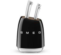 Bloc couteaux SMEG 6 pcs multi-usages noir