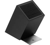 Bloc Couteaux Vide,Bois Laqué Noir,Contient Jusqu'à 15 Couteaux De Cuisine,Protection Optimale Des Lames,Acier Inoxydable Cromargan,Plastique De Haute Qualité,Flextec 1893864500