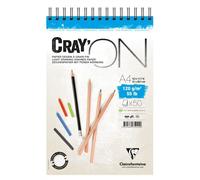 Bloc Cray'on A4 - 50 Feuilles - 120g - Spirales - Clairefontaine