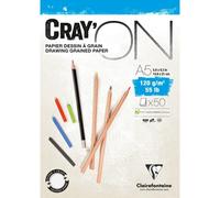 Bloc Cray'on A5 - 50 Feuilles - 120g - Clairefontaine