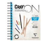 Clairefontaine – Bloc Cray'ON A5 – 50 feuilles – 120 g – Spirales