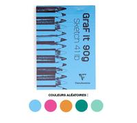 Clairefontaine Graf It Bloc de croquis Format A5 160 pages micro perforées 90g