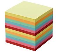 Bloc cube, 90 x 90 mm, 700 feuilles, coloré