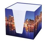 Bloc cube 'Phare', carton rigide, garni