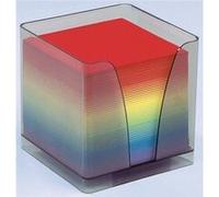 Generique Bloc Cube QuoVadis Plexiglas + Recharge Arc En Ciel
