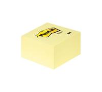 Bloc cube post it repositionnable 76x76mm jaune - bloc de 450 feuilles