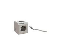 Bloc Cube Prises Allocacoc Power Cube USB Gris