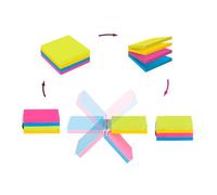 Bloc cube repositionnable Easy Select Post-it® 76 x 76 mm - bloc de 300 feuilles