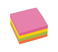 Bloc cube repositionnable Néon Bruneau 75 x 75 mm - bloc de 400 feuilles - Blocs cubes - Bruneau