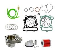 Bloc-culasse de moto Compatible Avec KXF250 2004 2005 2006 2007 2008 Kit De Segments De Piston Et De Bloc-cylindres Pneumatiques Pour Moteur De Moto De 77 Mm, Joint De Bloc-cylindres