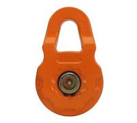 Bloc d’arrachement Robuste, poulie de treuil avec Une résistance à la Rupture Minimale de 25 000 Livres et Une Charge de Travail limitée à 12 500 Livres pour Le dépannage de Camion