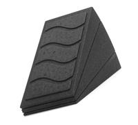 Bloc d ' entraînement incliné, planche extensible réglable, 3 pièces empilables, poignée supérieure texturée, routine de flexibilité des jambes, compagnon d ' entraînement de yoga, planche extensible