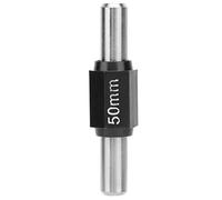 Bloc d’étalonnage pour micromètre extérieur en acier inoxydable, tige de calibrage standard de micromètre de précision pour un étalonnage précis des outils, avec options de 25 mm, (50MM)