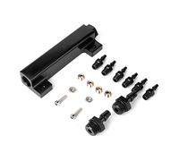 Bloc d'admission à vide, Turbo Boost de soupape de décharge de carburant, Kit de collecteur d'admission de bloc de dépression à 6 ports Turbo Boost de soupape de décharge de carburant 1/8NPT avec acce