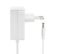 Bloc d'alimentation 15 W pour Echo dot (3e, 4e, 5 génération), QIQIAZI 12 V 1,25 A, adaptateur secteur pour Echo Dot, Echo Spot, Echo Show 5 et Fire TV Cube, blanc