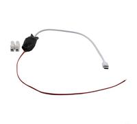 Bloc d'alimentation 220 V vers 5 V 1 A Transformateur pour caméra de surveillance sans fil Compact Alimentation DC Step-Down avec câble 30 cm Sûr résistant à la chaleur Plastique Blanc pour