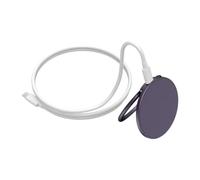 Bloc d'alimentation 25 W avec support à 180 degrés, Purp le | Cordon de type C, téléphone rond compact pour les appels vidéo quotidiens à la maison