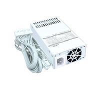 Bloc d'alimentation 300 W entièrement modulaire 1U pour postes de travail et PC de divertissement à domicile Blanc silencieux (sans adaptateur secteur)