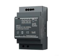Bloc d'alimentation à commutation 60 W 12 V 5 A DIN Montage rail Bloc d'alimentation 24 V 2,5 A 60 W Protection contre les surcharges Boîtier PC Alimentation CC 100-240 V AC Entrée réglable