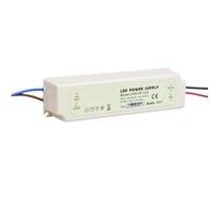 Bloc d'alimentation à découpage LED 24 V 2 A 60 W, boîtier en plastique blanc étanche IP67, pilotes d'éclairage AC/DC(Logo)
