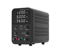 Bloc d'alimentation CC HUIOP 120 V 3 A à affichage numérique à commutation réglable CV CC avec interrupteur de sel, port de charge rapide USB