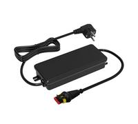 Bloc d'alimentation chargeur de batterie compatible avec Husqvarna Automower 320, 320 Nera, 410XE Nera, 310E Nera, 420, 28 V, noir imperméable à l'eau
