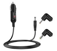 Bloc d'alimentation de Voiture 12 V DC - Câble 5 A - Chargeur Allume-Cigare - 2m - pour Lecteur DVD, routeur, GPS, Appareil Photo, CCTV