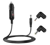 Bloc d'alimentation de Voiture 12 V DC - Câble 5 A - Chargeur Allume-Cigare - 3 m - pour Lecteur DVD, routeur, GPS, Appareil Photo, CCTV