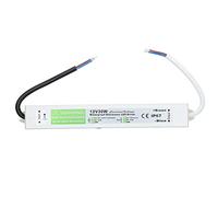 Bloc d'alimentation étanche 30W AC90-250V, Adaptateur de Transformateur de Pilote d'alimentation LED IP67 de Qualité ultra-Mince pour les Lumières LED intérieures et Extérieures(DC12V)