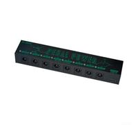 Bloc d'alimentation isolé 8 ports pour pédales de guitare 9V 300mA | S'adapte à n'importe quel pédalier, design peu encombrant, facile à transporter, s'intègre parfaitement et prêt à l'emploi
