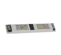 Bloc d'alimentation LED ultra fin 12 V 300 W pour boîtes lumineuses | Boîtier en aluminium, sans ventilateur, pour systèmes d'encastrement minces