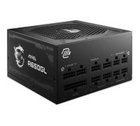 Bloc d'alimentation modulaire 650W - MSI - 80 Plus Gold - Ventilateur FDB 120 mm - MAG A650GL - ATX - Câbles plats noirs