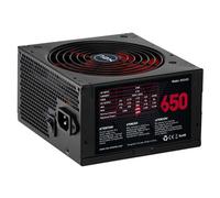 NOX NXS650 unité d'alimentation d'énergie 650 W 20+4 pin ATX Noir, Rouge