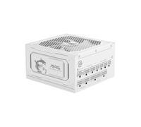 MSI MAG A1000GL PCIE5 White Alimentation, 1000W, 80 Plus Gold, ATX 3.1, Support des GPU PCIe 5.1, ATX, câbles Plats Blancs
