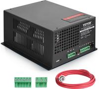 Bloc d'alimentation pour laser CO2 de VEVOR, 100 W, bloc d'alimentation pour tube laser de 100 W, protection à courant constant, protection contre la marche à vide, dissipation rapide de la chaleur, c