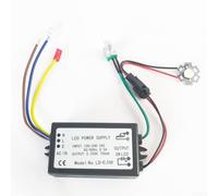 Bloc d'alimentation pour microscope avec variateur LED, luminosité réglable 3 W/5 W, entrée CA 100-240 V, compatible avec éclairage microscope, noir (LD-0,5 W)