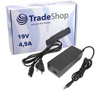 Bloc d'alimentation pour ordinateur portable 19 V 4,9 A 5,5 mm x 2,5 mm avec câble d'alimentation compatible avec Asus Pro-21 Z-99 K-52 X-32 A-40 Pro-89 NX-90 X-90 K-42 W-90 Pro-83 X-80 G-1 Compatible